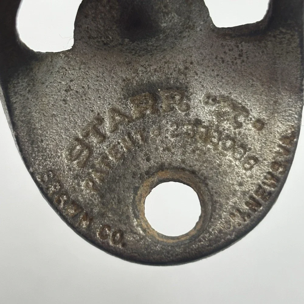 Vintage Drink‎ Coca Cola Coke Metal Wall Bottle Opener Starr X Brown Co USA